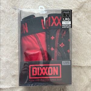 DIXXON Black and Red Boxer Briefs Set